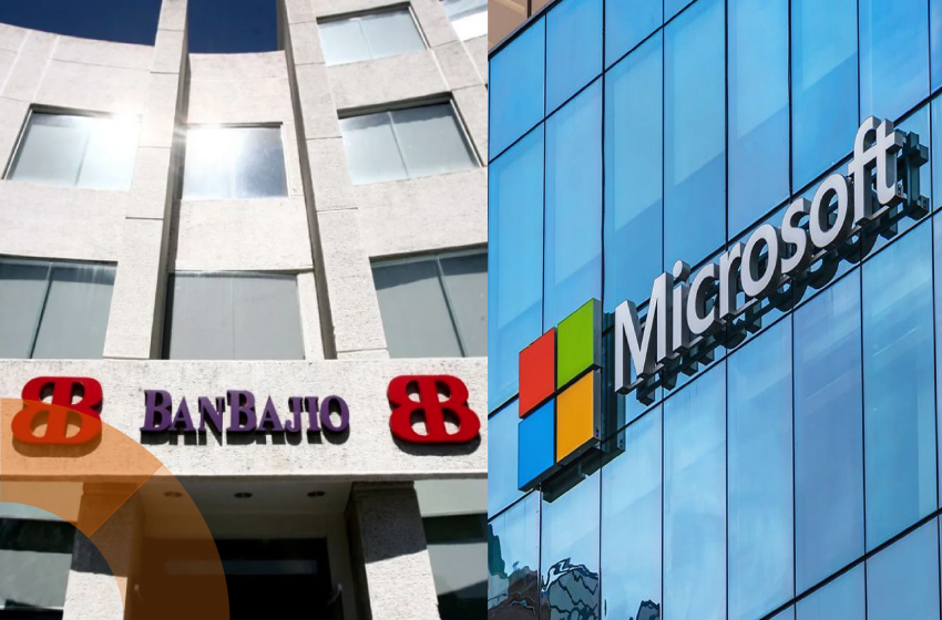  Banco del Bajío en Alianza con Microsoft, ofrecerá créditos para digitalizar empresas