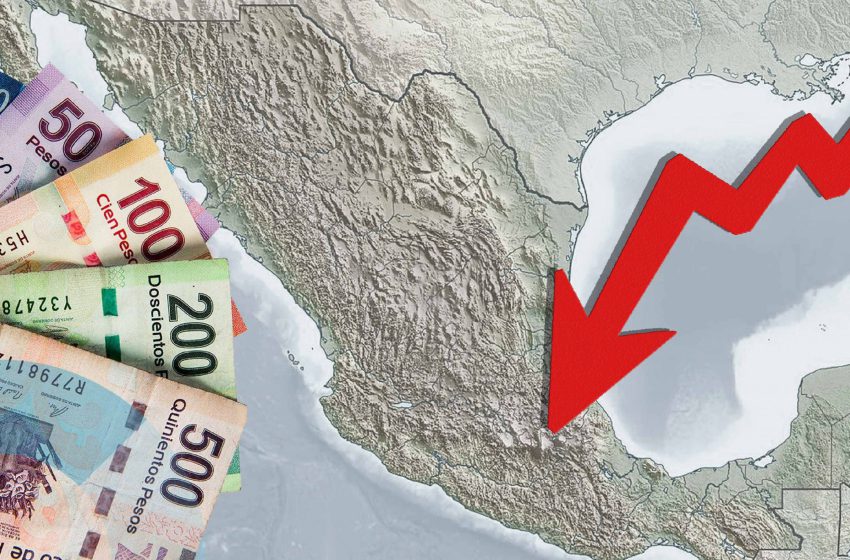  Economía mexicana cae 0.4% en tercer trimestre