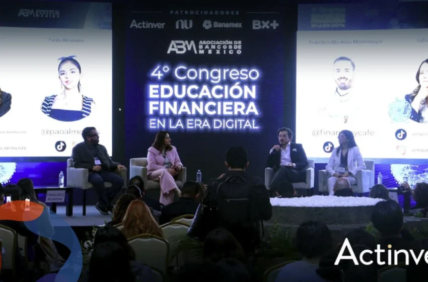  Actinver reafirma su compromiso con la educación financiera digital al participar en el 4º congreso de la abm