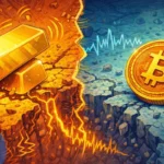 Bitcoin frente al oro como activo refugio en 2026 tras caída del 46% desde su máximo histórico