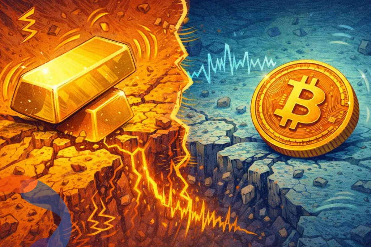 Bitcoin frente al oro como activo refugio en 2026 tras caída del 46% desde su máximo histórico