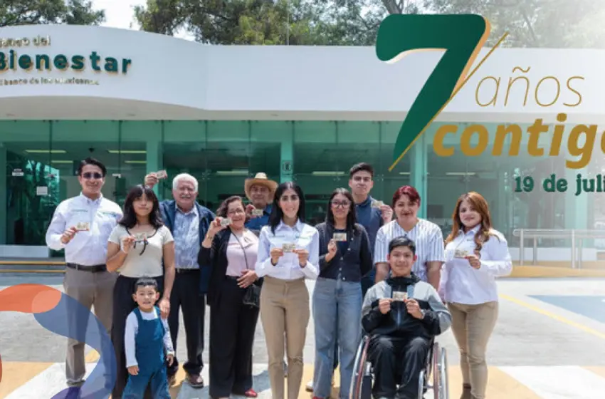  Banco del Bienestar registra siete años de actividad en la dispersión de programas sociales