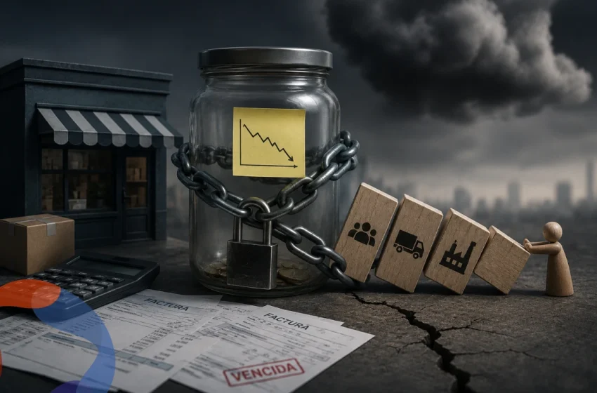  Crece impago de Pymes en México por falta de liquidez; proveedores absorben el financiamiento del sector