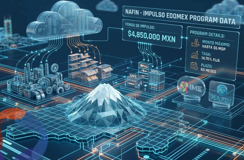  Otorgarán créditos de hasta 5 MDP para Mipymes en el Estado de México mediante el programa Impulso Nafin